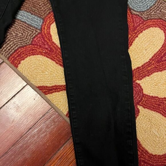 Fashion Nova 1X Black Jeans Busted Zipper - Picture 2 of 7